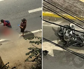 Imagem ilustrativa da imagem Dois acidentes acontecem no mesmo cruzamento em menos de 2 horas no Sul do ES