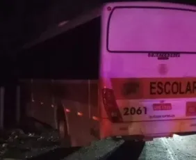 Imagem ilustrativa da imagem Dois acidentes com ônibus escolares são registrados no mesmo dia no Sul do ES