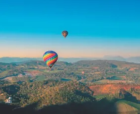 Imagem ilustrativa da imagem Espetáculo de balões no céu de Venda Nova do Imigrante