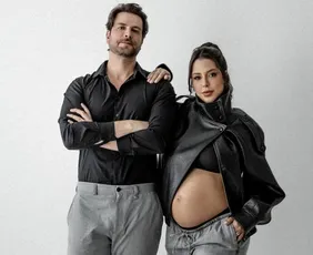 Imagem ilustrativa da imagem Ex-BBBs Laís Caldas e Gustavo Marsengo anunciam nascimento da filha Alice