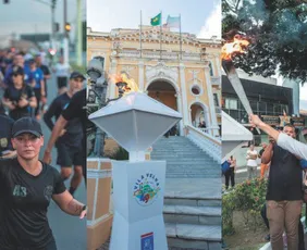 Imagem ilustrativa da imagem Fogo simbólico dá início aos 491 anos de Vila Velha