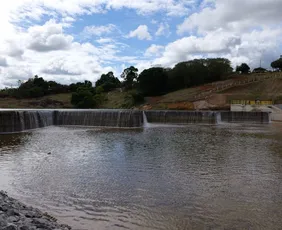 Imagem ilustrativa da imagem Governo inaugura barragem em Aracruz e amplia segurança hídrica no Norte do ES