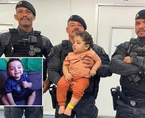Imagem ilustrativa da imagem Guardas salvam bebê de 9 meses engasgado com tampa de pomada em Marataízes