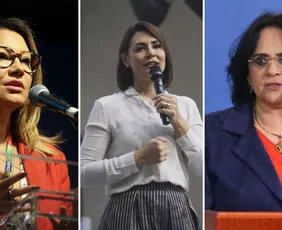 Imagem ilustrativa da imagem Janja presta solidariedade a Michelle Bolsonaro e Damares Alves