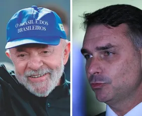 Imagem ilustrativa da imagem Lula abre vantagem sobre Flávio após 'Dark Horse', aponta Datafolha