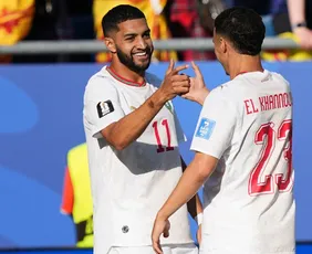 Imagem ilustrativa da imagem Marrocos vence Escócia e cumpre favoritismo no grupo do Brasil
