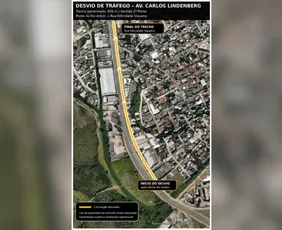 Imagem ilustrativa da imagem Obras do Expresso GV mudam trânsito na Avenida Carlos Lindenberg a partir de quarta