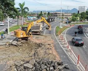 Imagem ilustrativa da imagem Obras no Trevo de Alto Lage começam e mudam o trânsito em Cariacica