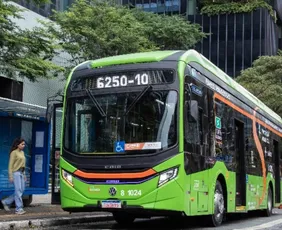 Imagem ilustrativa da imagem Ônibus elétrico e-Volksbus inicia testes em trechos estratégicos de Vitória