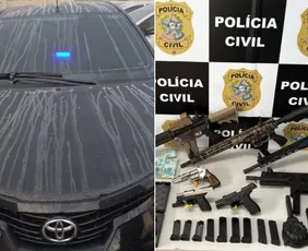 Imagem ilustrativa da imagem Operação apreende fuzis, munições e até viatura falsa no ES