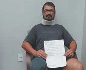 Imagem ilustrativa da imagem Perigo com bicicletas: capixaba que perdeu a perna sofre novo acidente
