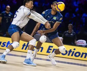 Imagem ilustrativa da imagem Seleção masculina perde e pode dar adeus à Liga das Nações de vôlei
