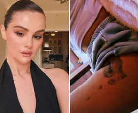 Imagem ilustrativa da imagem Selena Gomez revela tatuagem discreta com símbolo religioso e surpreende fãs
