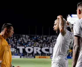 Imagem ilustrativa da imagem Sem Neymar, Santos empata com o San Lorenzo e se complica na Sul-Americana