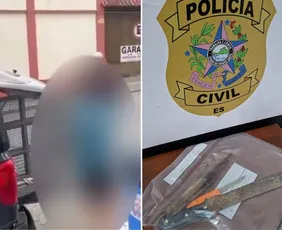 Imagem ilustrativa da imagem Suspeito é preso após ameaçar atear fogo na companheira e nas filhas no ES
