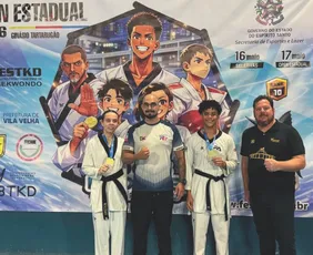 Imagem ilustrativa da imagem Taekwondo Solidário brilha na seletiva estadual
