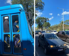 Imagem ilustrativa da imagem Trânsito fica intenso e ônibus lotados devido ao jogo da seleção nesta segunda