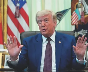 Imagem ilustrativa da imagem Trump quer impor taxa ao Brasil por “trabalho forçado”