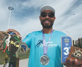 Imagem ilustrativa da imagem Ultramaratonista se prepara para desafio de correr 500 quilômetros no ES