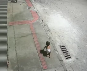 Imagem ilustrativa da imagem VÍDEO: bebê é encontrada engatinhando sozinha em rua de Vila Velha