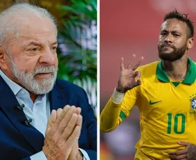 Imagem ilustrativa da imagem Vi na internet que Neymar é o primeiro convocado home office do mundo, diz Lula
