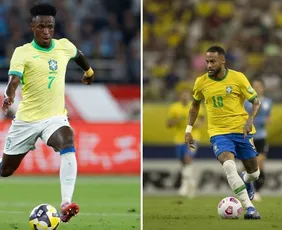 Imagem ilustrativa da imagem Vini Jr. diz que Neymar usará camisa 10 da seleção brasileira na Copa