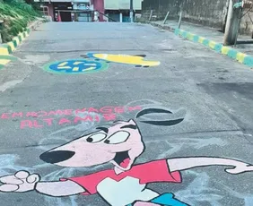 Imagem ilustrativa da imagem Vitória cria regras para pintar ruas na Copa do Mundo