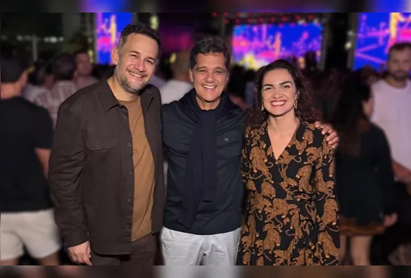Fabrício Noronha, Ricardo Ferraço e Carol Ruas