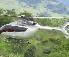 Imagem ilustrativa da imagem Airbus planeja produzir no Brasil o H145, helicóptero igual ao do Neymar
