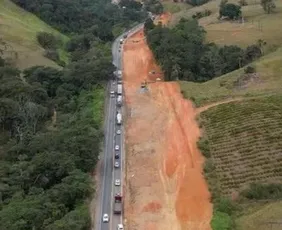 Imagem ilustrativa da imagem BR-101 terá interdição total em Fundão para fragmentação de rochas