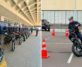 Imagem ilustrativa da imagem Bicicletas elétricas serão utilizadas para patrulhamento nas orlas de Vitória