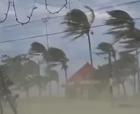 Imagem ilustrativa da imagem Cidade de Santos, no litoral de São Paulo, registra ventos de 109 km/h