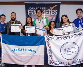 Imagem ilustrativa da imagem Estudantes da Serra conquistam três ouros em Jornada de Foguetes