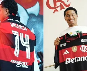 Imagem ilustrativa da imagem Flamengo anuncia a contratação do atacante equatoriano Anthony Valencia
