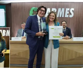 Imagem ilustrativa da imagem Jornalista de A Tribuna recebe prêmio nacional de educação