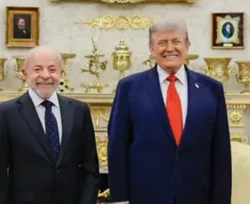 Imagem ilustrativa da imagem Lula liga para Trump e diz que alegações para tarifaço são infundadas