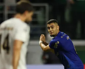 Imagem ilustrativa da imagem Palmeiras atropela um Santos sem Neymar e abre vantagem nas quartas