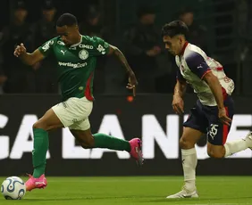 Imagem ilustrativa da imagem Palmeiras joga mal, leva gol nos acréscimos e empata com Cerro Porteño