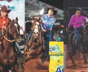 Imagem ilustrativa da imagem Precisão e velocidade no rodeio com mulheres nos Três Tambores