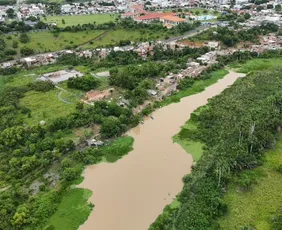Imagem ilustrativa da imagem Seca faz água do mar avançar sobre Rio Cricaré em São Mateus
