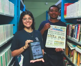 Imagem ilustrativa da imagem 88 anos do jornal A Tribuna: Leitura conquista a nova geração