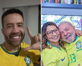 Imagem ilustrativa da imagem Apoiadores de Lula se mobilizam usando verde e amarelo após convocação de Janones