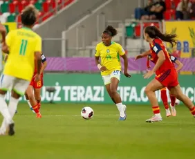 Imagem ilustrativa da imagem Brasil é eliminado pela Espanha nas quartas da Copa Feminina sub-20
