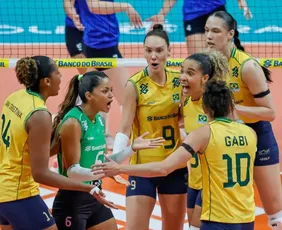 Imagem ilustrativa da imagem Brasil vence 4º jogo e encara Argentina por vaga olímpica no domingo