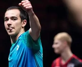 Imagem ilustrativa da imagem Calderano derrota favorito Felix Lebrun e avança à semi do China Smash