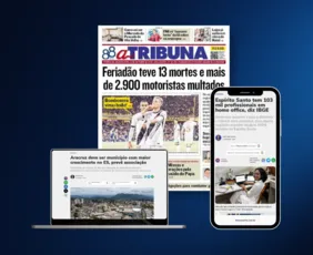 Imagem ilustrativa da imagem Confira os destaques do jornal A Tribuna desta quarta-feira