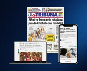 Imagem ilustrativa da imagem Confira os destaques do jornal A Tribuna desta quinta-feira
