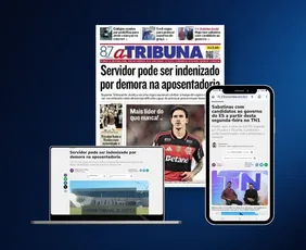 Imagem ilustrativa da imagem Confira os destaques do jornal A Tribuna desta segunda-feira
