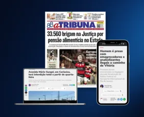 Imagem ilustrativa da imagem Confira os destaques do jornal A Tribuna desta segunda-feira