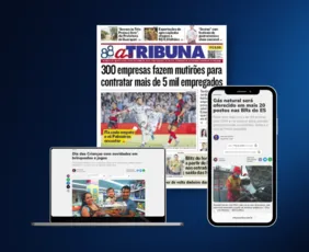 Imagem ilustrativa da imagem Confira os destaques do jornal A Tribuna desta sexta-feira